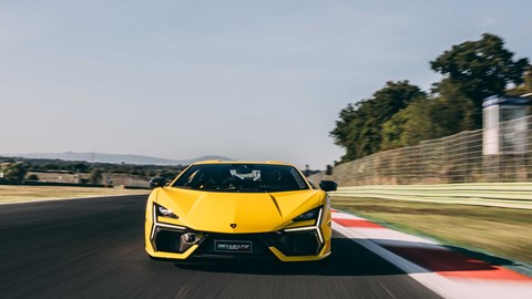 Lamborghini Revuelto front driving
