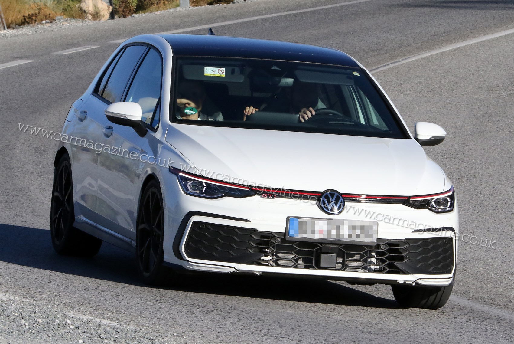 2024 Volkswagen Golf facelift spied with new look, super-sized screen -  Drive