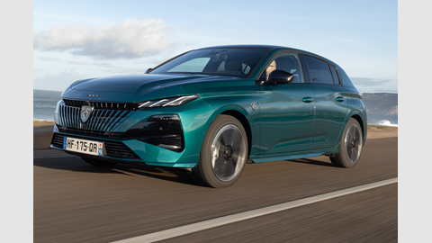 Peugeot E-308 green, exterior