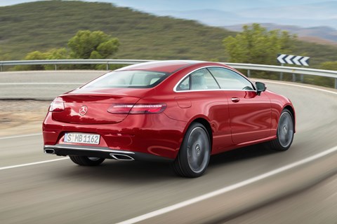 Mercedes-Benz E-class Coupe rear view