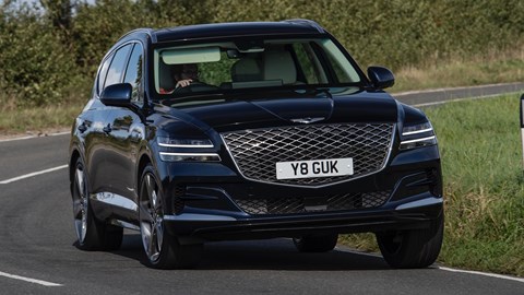 Genesis GV80 front cornering