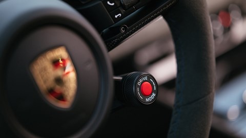 Porsche Cayenne Coupe review - 2023 facelift - Turbo E-Hybrid with GT Package, Sport Response button on steering wheel