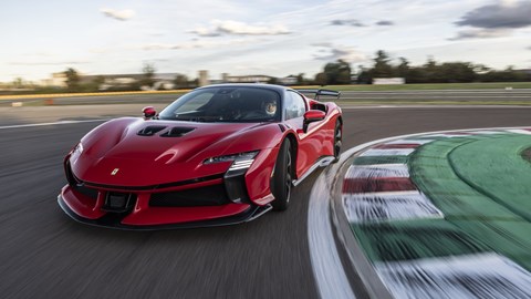 Ferrari SF90 XX front cornering