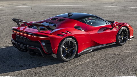 Ferrari SF90 XX rear three quarter
