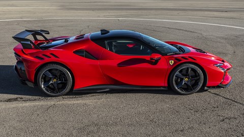 Ferrari SF90 XX side profile