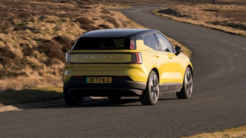 Volvo EX30 rear cornering