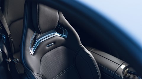 Mercedes AMG GT (2025) front seat