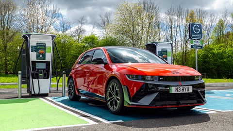 Hyundai Ioniq 5 N charging