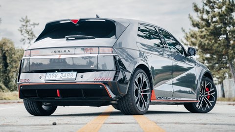 Hyundai Ioniq 5 N - rear three quarter