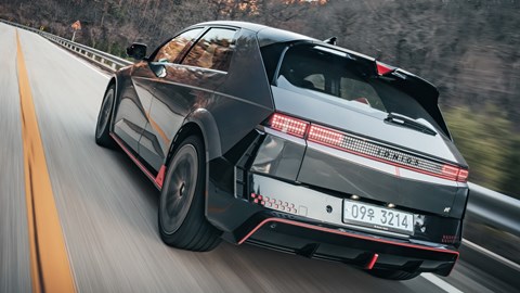 Hyundai Ioniq 5 N - rear tracking