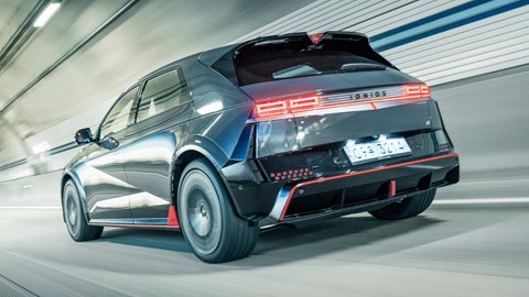 Hyundai Ioniq 5 N - rear tracking