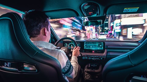 Hyundai Ioniq 5 N - James Dennison driving