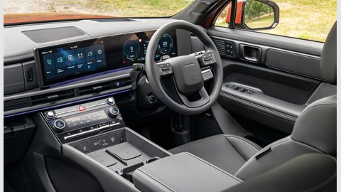 Hyundai Santa Fe review: interior shot