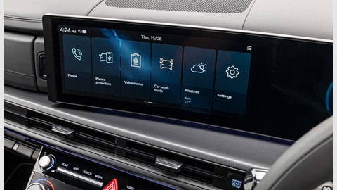 Hyundai Santa Fe review: infotainment system