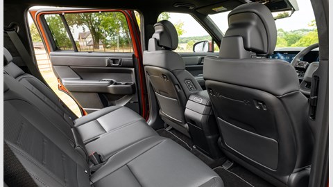 Hyundai Santa Fe review: rear passenger seats