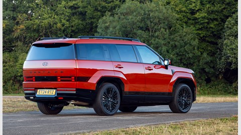 Hyundai Santa Fe review: rear static