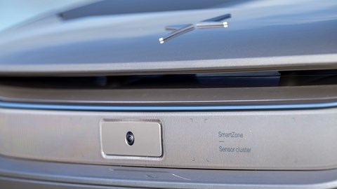 Sensors and cameras abound in the snout of the Polestar 3