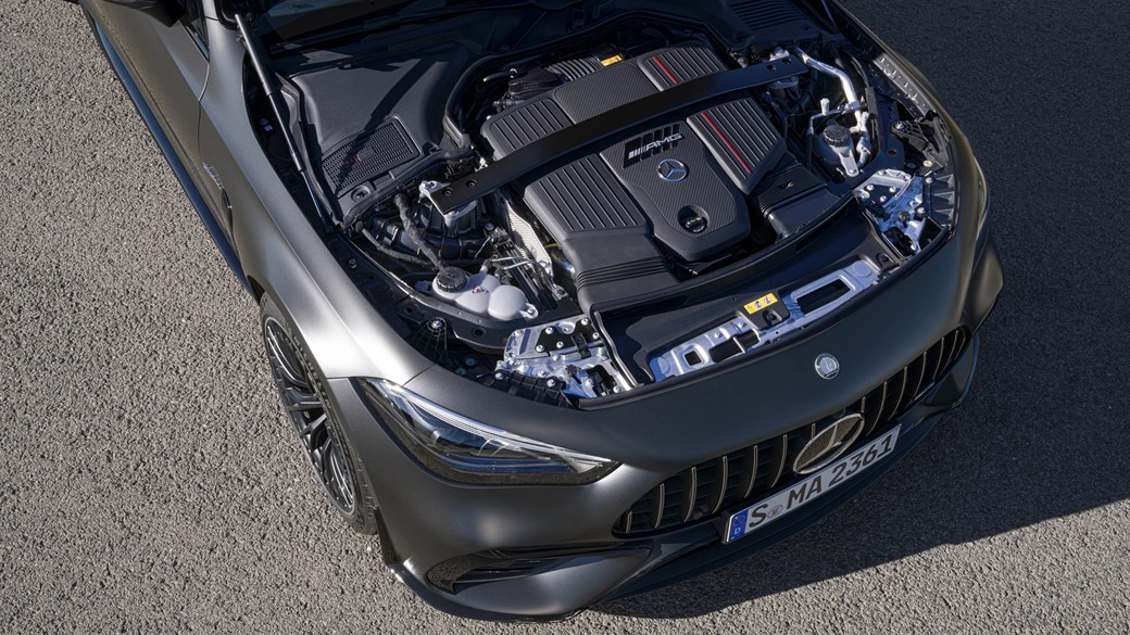 Mercedes-AMG CLE53 - M256M engine, from above