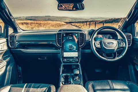Ford Range Wildtrack interior