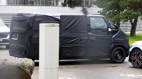 The Kia PV5 has been spotted testing for the first time.