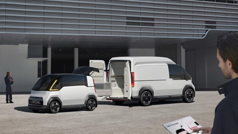 The vans will be able to integrate with one another.