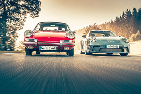 Porsche 911 S/T meets the 901, shot for CAR magazine by Olgun Kordal