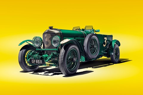 Le Mans hero the Bentley Blower, photographed for CAR magazine by John Wycherley