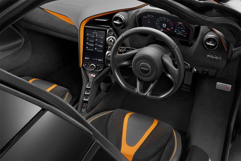 McLaren 720S at Geneva 2017 - interior
