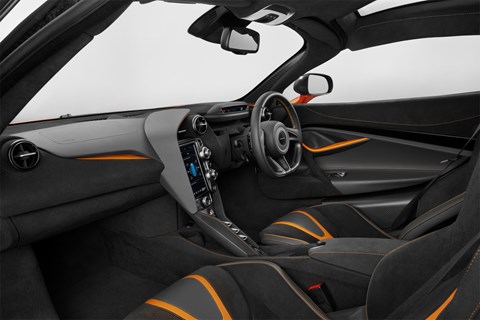 McLaren 720S at Geneva 2017 - interior