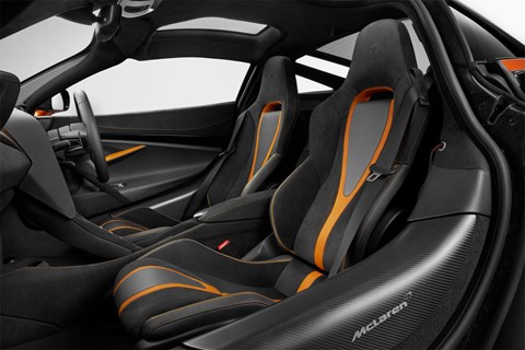 McLaren 720S at Geneva 2017 - interior