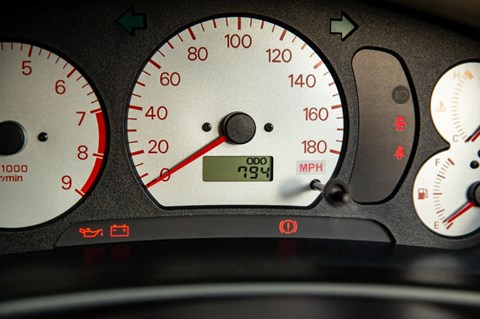 Just 794 miles on the clock of Richard Burns' own Evo 5