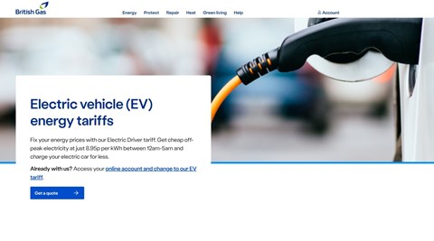 British Gas Electric Driver v3 – Best EV charging tariffs