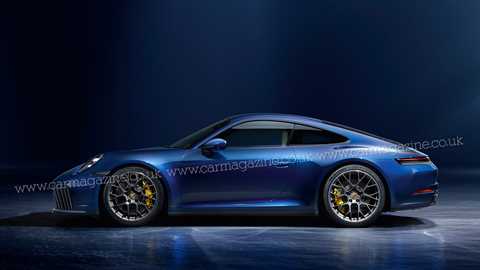 CAR's vision of the 992.2 Porsche 911, illustrated by Lars Sältzer