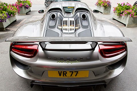 Porsche 918 in Italy