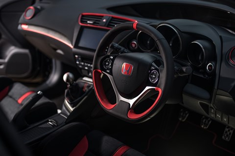 Honda Civic Type R Black Edition interior