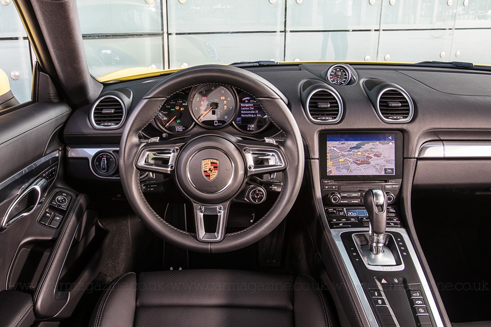 Porsche 718 Cayman Interior Layout  Technology  Top Gear