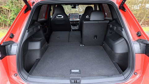 VW Tiguan review - R-Line 265, boot, Bauer Media exclusive image