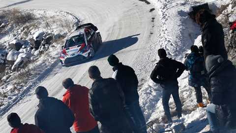 Toyota on the 2017 Monte Carlo Rally