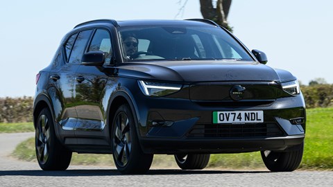 Volvo EX40 front driving