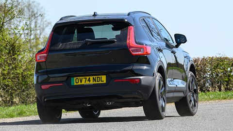 Volvo EX40 rear driving