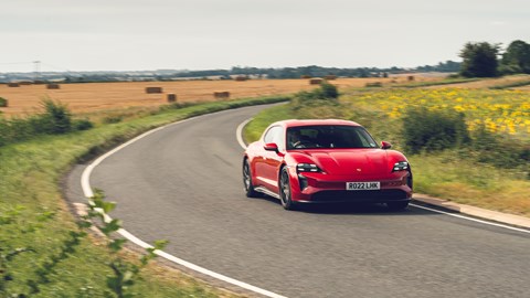 Porsche Taycan GTS - action shot