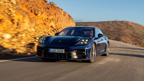 Porsche Panamera exterior blue