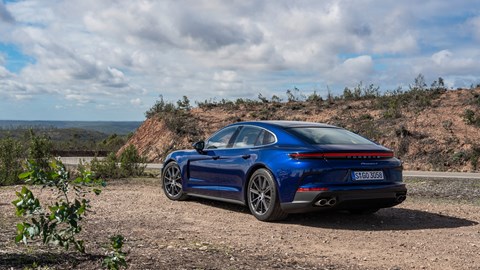 Porsche Panamera exterior blue