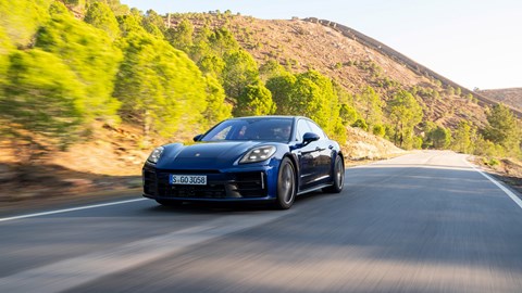 Porsche Panamera exterior blue