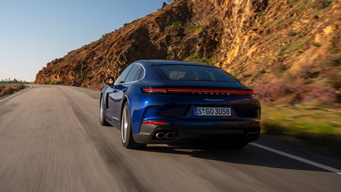 Porsche Panamera exterior blue