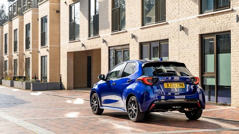 2024 Mazda 2 Hybrid rear three quarters