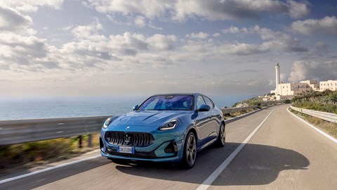 Maserati Grecale Folgore front three quarters