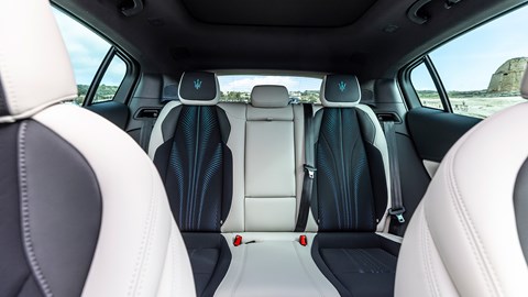 Maserati Grecale Folgore rear seats