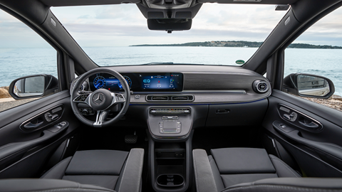Mercedes Benz EQV (2024) interior