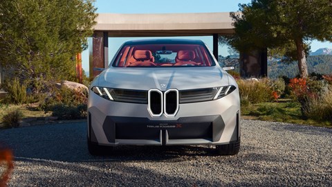 BMW Neue Klasse X electric SUV concept, dead-on front